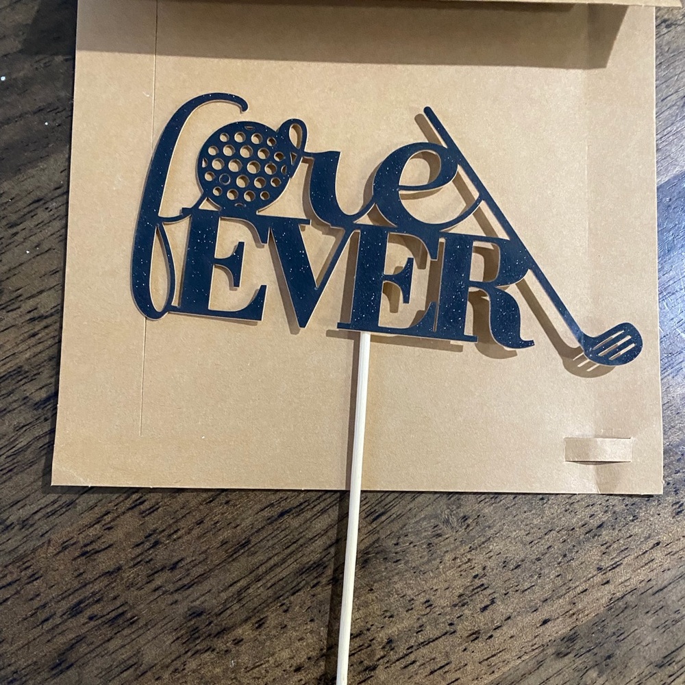 Groom Cake Topper